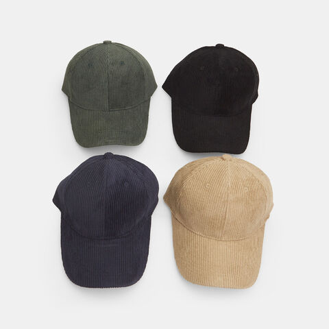 Gorra de béisbol de terciopelo unisex, Multicolor Gorra de béisbol de terciopelo unisex, Multicolor
